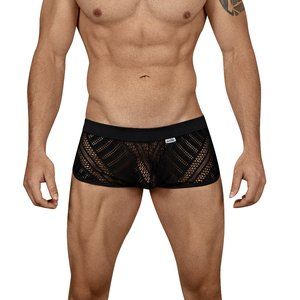 Candyman 99444 Lace Mini Trunks Color Black